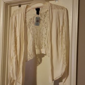 ❤ Torrid White Lace Blazer ❤